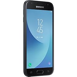 Samsung Galaxy J3 (2017) SM-J330F SIM Doble 4G 16GB Negro - Smartphone (12,7 cm (5"), 2 GB, 16 GB, 13 MP, Android, Negro)- Versión Extranjera