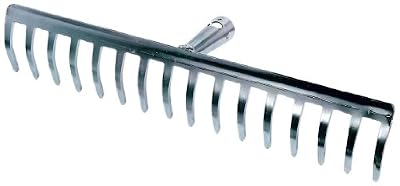 Connex FLOR50316 Râteau Jardin 16 Dents Galvanisé