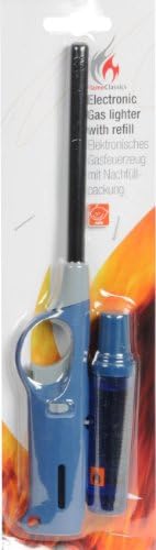 Electronic Gas Lighter 27cm &amp; refill 18ml (Blue)