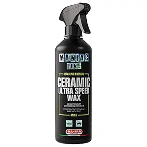 NOFOX Maniac Car Detailing Line, Ceramic Ultra Speed ??Wax, Premium Hydrophobic Wax with SiO2, Sealing Spray Wax, Create a Self-Cleaning Protective Shield, 500ml