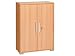 Produktbild Aktenschrank Büroschrank Aufbewahrungsschrank Schrank Büro Holz "Gerit II" Buche