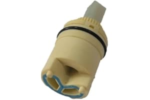 AMBRA WATER Cartuccia di ricambio in ceramica per miscelatore monocomando con distanziatore serie green 2.0 Ø 25 mm