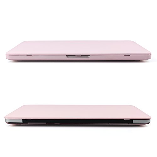 iDOO MacBook Schutzhülle / Hard Case Cover Laptop Hülle [Für MacBook Pro 13 Zoll Retina – ohne CD-Laufwerk: A1425/A1502] – matt, Hellrosa - 4