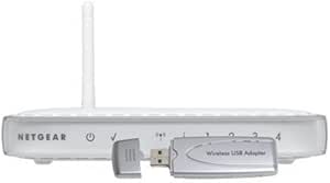 NETGEAR WGB111 GR 54Mbit Wireless Bundle (WLAN Router WGR614GR und WLAN USB Adapter WG111GR)