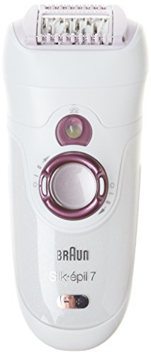 Braun Silk-épil 7 Skin Spa Wet and Dry Cordless Epilator and Sonic Exfoliation Brush