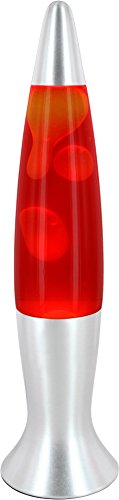 Lámpara de lava, la HITACHI los – 70 con cera amarillo y rojo líquido