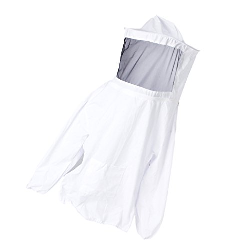Imkerjacke Imkeranzug Professionelle Imker Bienenschutz Hut & Schal Bienenschutz Jacke Kittel - 6