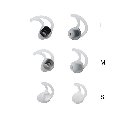 Preisvergleich Produktbild iprotect Ohrstöpsel Ohreinsätze Geräuschisolierung für Bose ie2 - ie3 Paar S / L / M