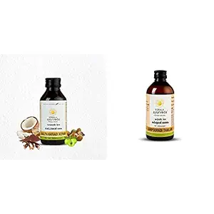 Kerala Ayurveda Nalpamaradi Keram 200 Ml and Kerala Ayurveda Karpooradi Thailam - 200 ml