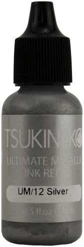 Inks Tsukineko Metallic Inker, Silver