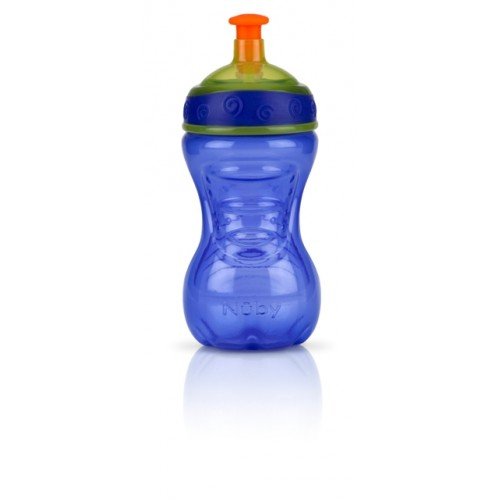 NUBY Pop Up Sports Style Beaker (PURPLE)