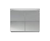 spiegelschrank mit led beleuchtung 80 cm breit Großer moderner Badezimmer Spiegelschrank