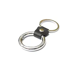 IMPRINT Simple Keyring with Belt Loop Holder for Bikes, Cards, Household Keys, Pack of 1