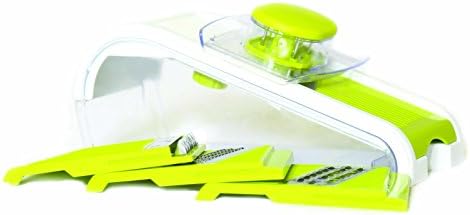 Slice It(TM), The Express Mandoline Slicer. New 2015 Model! 8 Function Slicer Set. 4 Interchangeable Blades Included.