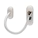 1 x White Max6mum Security Window & Door Restrictor for Baby and Child Safety - uses strong cable and is key lockable