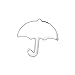 Produktbild Der-Ideen-Shop 1 Keks - Ausstecher Regenschirm, klein | aus Edelstahl | Herbst | Regen
