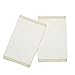 Organic Teething Pads for Baby Carriers with Snaps, Creamy (2 Pack)
