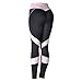 Produktbild Felicove Damen Leggings Hoher Taille Elastische Yoga Leggings Dünne Gamaschen Sport Fitness Yogahosen Herzförmige Hose (S, Schwarz)