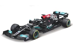 BBurago Race 18-38138 #77 compatibile con Mercedes AMG F1 W12 EQ Power+, No.77, Mercedes AMG Petronas F1 Team, Formula 1, V.Bottas, 2021, 1:43, modello finito