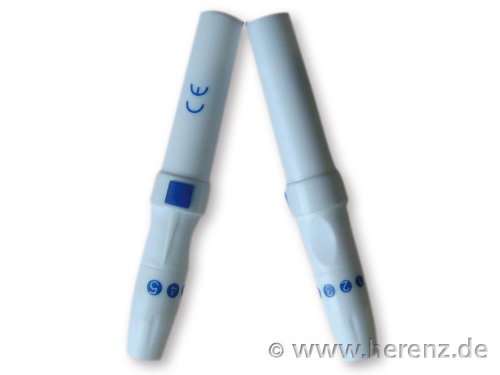 Preisvergleich Produktbild Blutentnahmegerät Einstellung der Einstichtiefen Stechhilfe Diabetiker