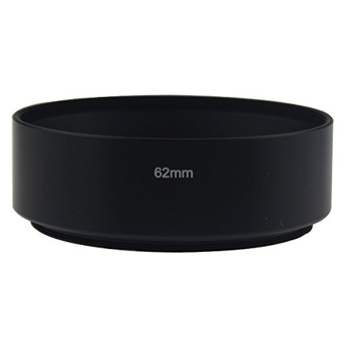 Leadasy 62mm Pare-soleil d objectif M  tal pour Standard   Nikon Canon Sony Lens