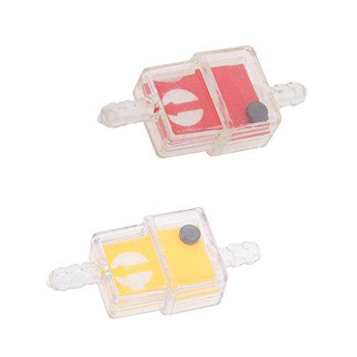 Phenovo 2 Pieces Yellow+Red Universal Motocycle Mini Plastic Inline Fuel Filter RS.250 (44.00% Off) - Amazon