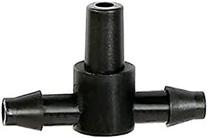 20 Pcs Drip Irrigation Universal Connector Barbed Tee 1/4 Inch Tubing