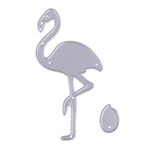 Amazingdeal365 Flamingo Metall Form Schablonen Schneiden DIY Dekor Sammelalbum Karten Buchzeichen Lesezeichen als Geschenk für Freunde Geburtstag Kinder,Kindergarten Hobby Schule Handarbeit Unterricht usw. Ein tolles Geschenk!