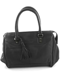 Zerimar Bolso para mujer de piel suave amplio y con múltiples bolsillos Medidas: 28x35x17