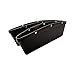 Produktbild HAYNA 2 x Schwarze Autositz-Seitentaschen Organizer Universal Flexible Lederbox Lücke Schlitz Tasche Aufbewahrung für Handys, Schlüssel, Schwarz