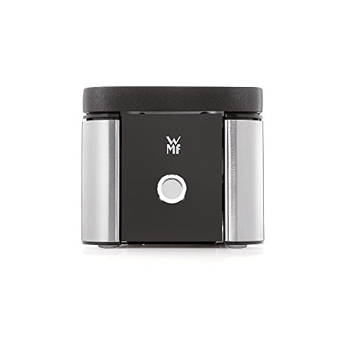 WMF KÜCHENminis Raclette für 2, flach & gerippt, 2 kleine & 1 großes Pfännchen, Schokofondue-Funktion, cromargan matt/silber - 8