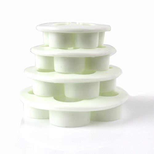 joyliveCY 4ST Rose Blume Kuchen Fondant Ausstechformen - 3