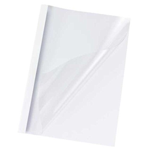 Preisvergleich Produktbild 10 Stk. Thermobindemappen A4, 10mm für 100 Blatt, weiß