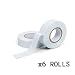 Produktbild Sporttape Sockenband - Packung mit 6-1,9 cm x 20 m - PVC Fußball, Rugby Tape - ideal für Socken, Schienbeinschoner, Schnürsenkel