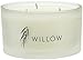 Willow Organic Beauty 3-Wick Candle, Fig & Honey 390 g