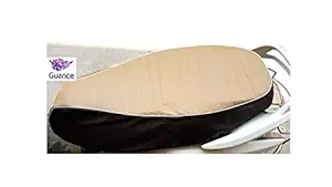 Guance  Scooty Seat Cover with Heavy Cushion for Vespa Elegante 150 (Beige).