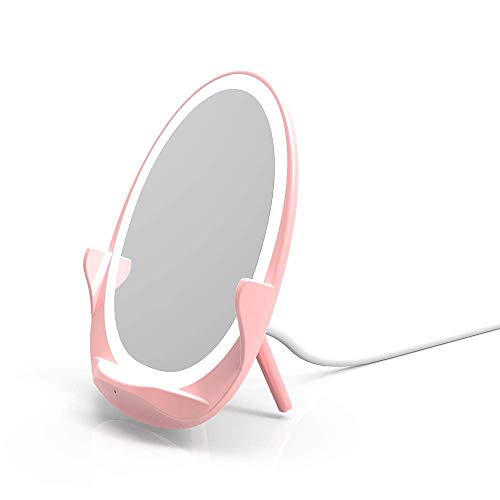 MUMM Maquillaje LED Espejo de Maquillaje Herramienta de iluminación móvil del Cargador del teléfono inalámbrico Puede ser Utilizado for la iluminación del Maquillaje y de Carga del teléfono móvil oo