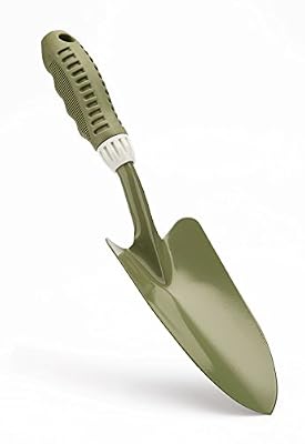 Worth Garden Soft Touch Grip Carbon Steel Head Jardiner main Truelle Intérieur Extérieur Plantation Pelle