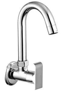 Drizzle Sink Cock Swift Brass Chrome Plated/Kitchen Sink Tap / 360 Degree Moving Spout Tap/Bathroom Tap/Quarter Turn Tap/Water Foam Flow Tap