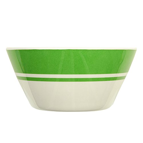 Fridani MDC Dinnerware – 8-teiliges Melamine Geschirr, 2 Becher, 4 Teller in 2 Größen, 2 Schüsseln - 5