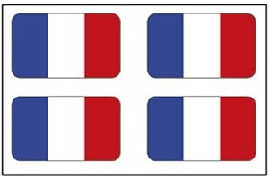 Artimagen Pegatina Bandera rectángulo Francia 4 uds. 30x18 mm/ud.