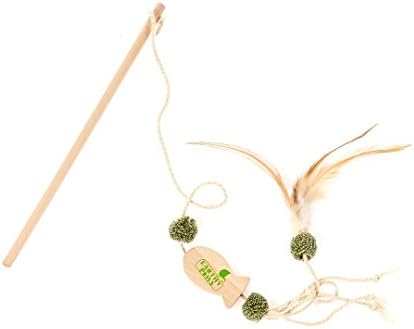 Earthy Pawz Jute Fabric Flower Cat Teaser Toy