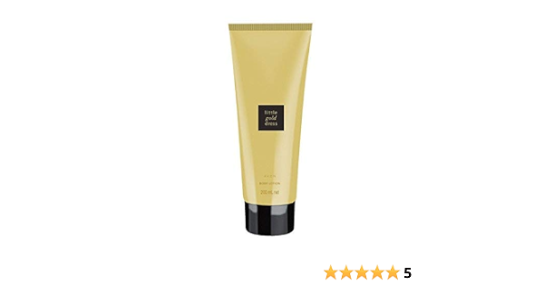 avon little gold dress