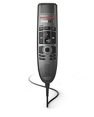 Philips smp3700 SpeechMike (Premium Touch, dictaphone USB de microphone, convient pour des enregistrements kristallklare et meilleurs résultats de reconnaissance vocale) Anthracite
