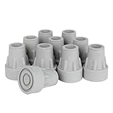 Performance Health Grey Heavy Duty Bell Shaped Ferrule - Pack of 10