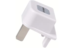 CARMOTTER Grounding Socket, Premium Plastic and Copper Grounding Socket for EARTHING Uk Socket Adapter(UK)