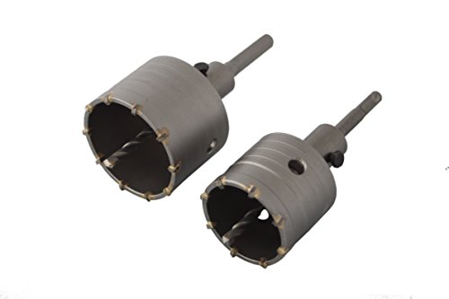 4 in 1 SET BOHRKRONE für BETON 65 + 80mm DOSENBOHRER LOCHBOHRER inkl. SDS PLUS AUFNAHME - 2