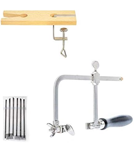 Cadre De Scie Fixe Bijoutier FindingKing - Outil Coupe Métal, Bois, Plastique 266mm