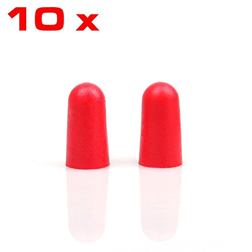 Preisvergleich Produktbild Gehörschutz, Ohrenstöpsel, 10er Set, RACEFOXX