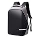 Produktbild TianranRT Männer Premium Diebstahlsicherung Laptop Schule Reisen Wasserdicht Rucksack mit USB Anschluss (Grau)